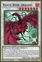 Black Rose Dragon (Alternate Art) - MGED-EN026 - Premium Gold Rare