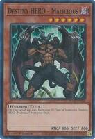 Destiny HERO - Malicious - RA03-EN001 - Super Rare
